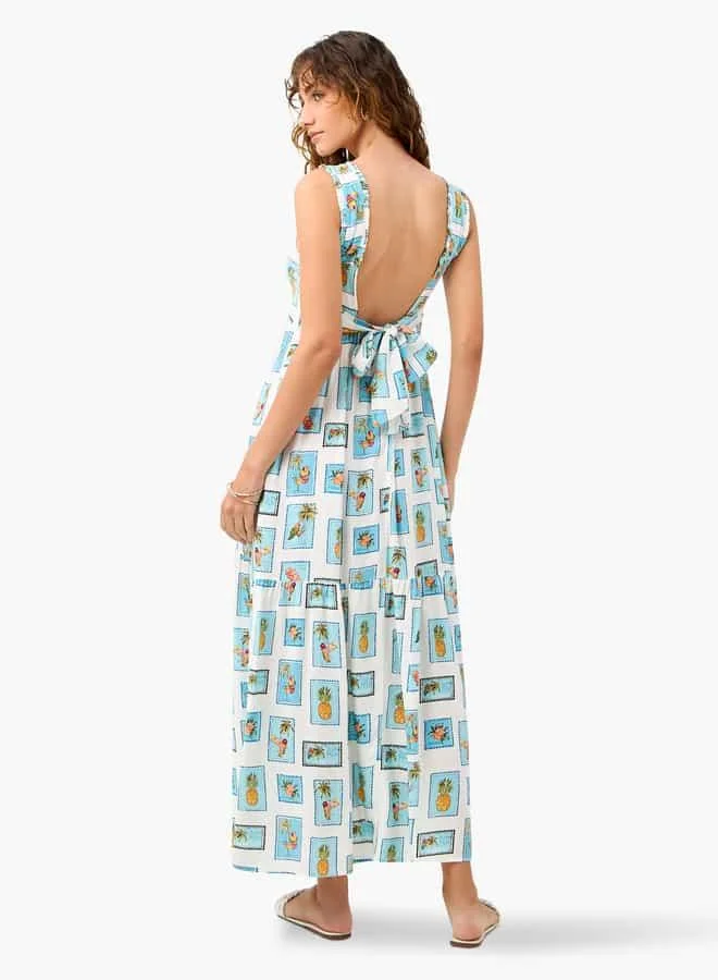 Splash FAV Printed Maxi Dress