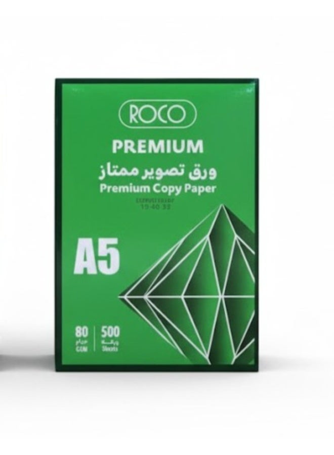 ROCO Printer Copy Paper, Size A5, GSM 80, 500 Sheets