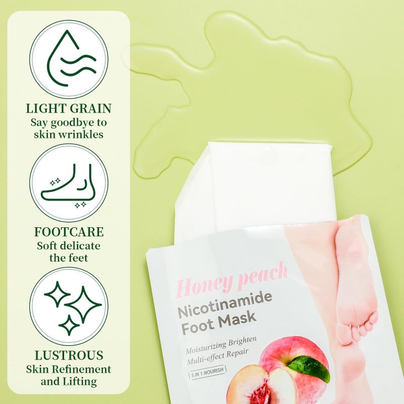Swiffen 48 Pcs Fruits Beauty Hand Foot Mask Bulk Hydrating Hand Foot Moisturizing Gloves Aloe Mask for Spa Kit Beauty Skincare Gift Kits for Women - Image 3