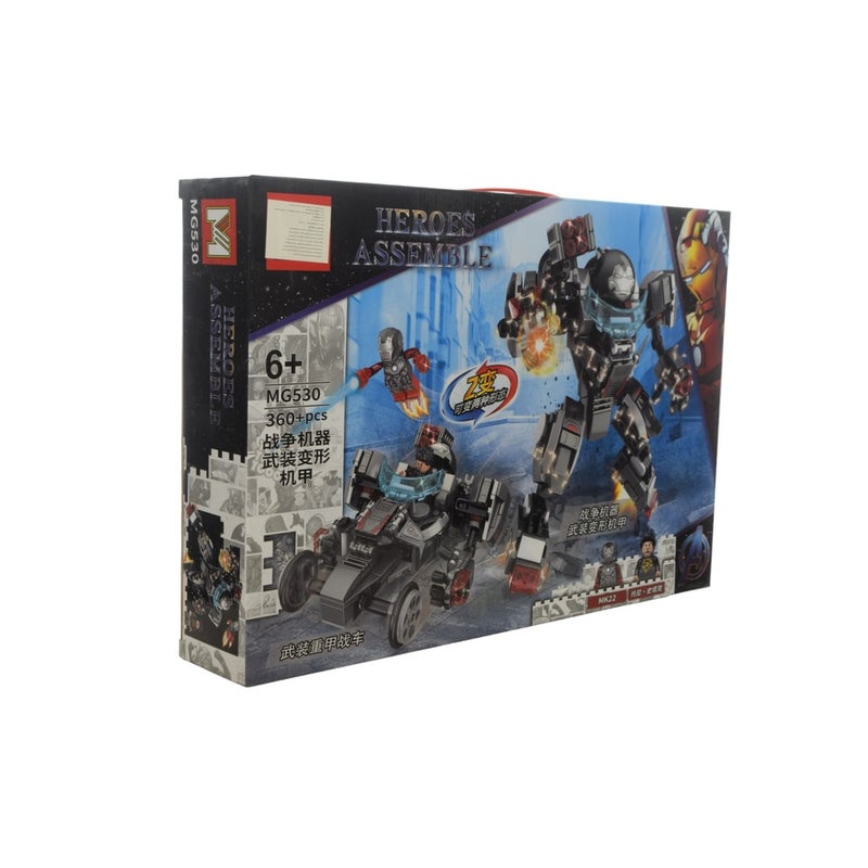 مكعبات افنجرز ايرون مان و الي الحرب 360 قطعة - MG530 - Image 1