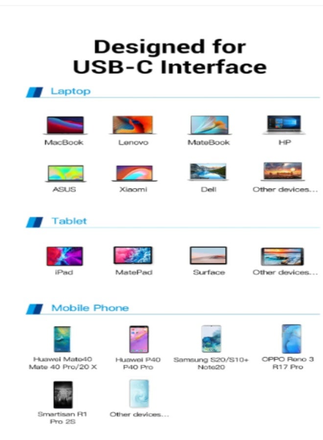 Vention USB-C Male to USB 2.0 Female OTG Adapter Black PVC Type - Image 4