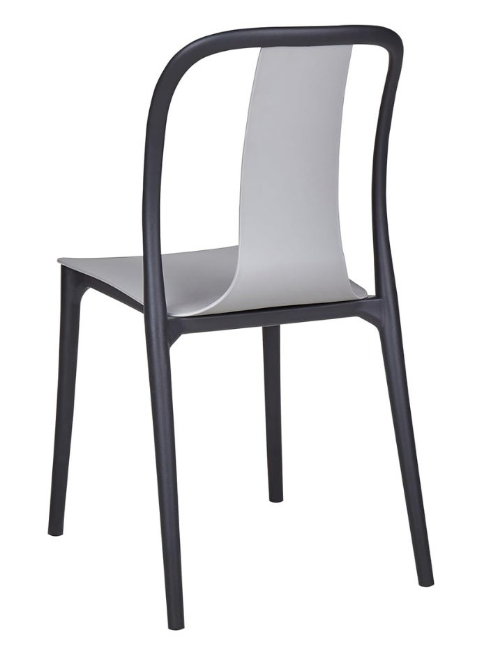 SMART HOME Modern Fiber Single Chair with Sturdy Legs - 45x45x80 cm | Durable Seat for Offices, Dining Rooms, Coffee Shops, Gardens, and Outdoor Lounges - Image 3