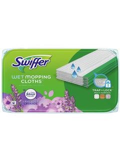 12-Piece Sweeper Dry Mop Cloth Set White 4.3x6.4x9.5inch