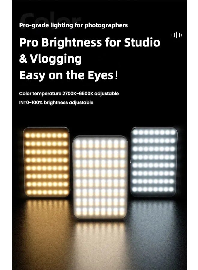 M160 Portable LED Photography Light for Phone, Laptop  Camera | Perfect as Makeup Light, Selfies, Parties, Travel  Live Streaming | Portable  Rechargeable - Image 3