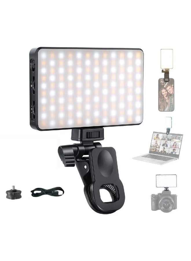M160 Portable LED Photography Light for Phone, Laptop  Camera | Perfect as Makeup Light, Selfies, Parties, Travel  Live Streaming | Portable  Rechargeable - Image 1
