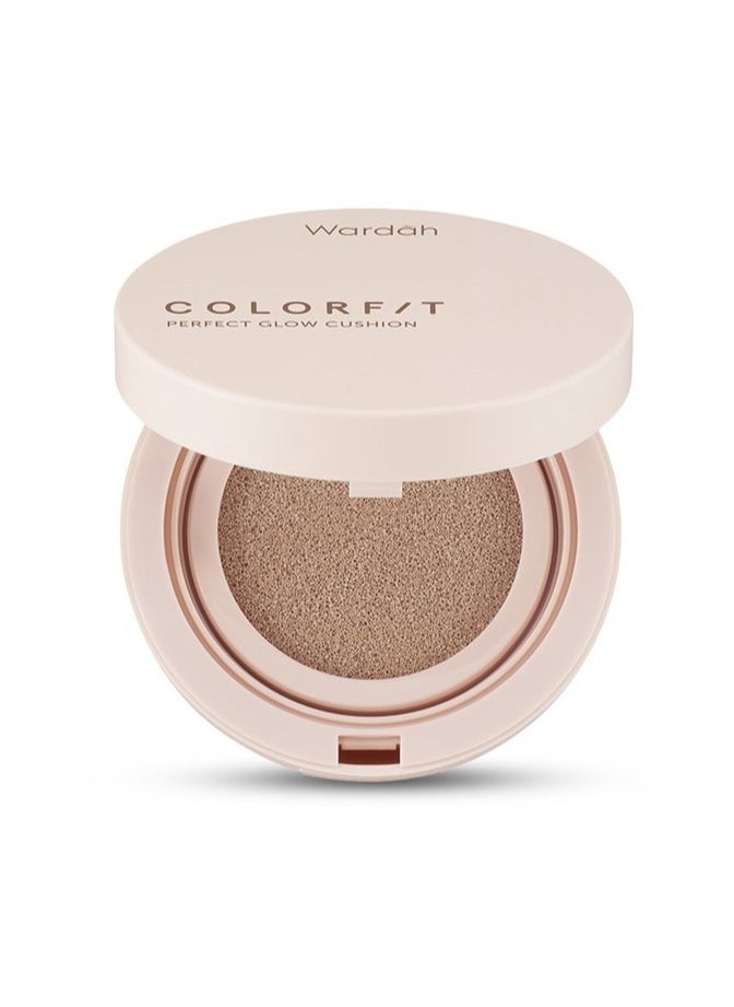 Wardah - Colorfit Perfect Glow Cushion 32N Neutral Beige, 15g - Image 1