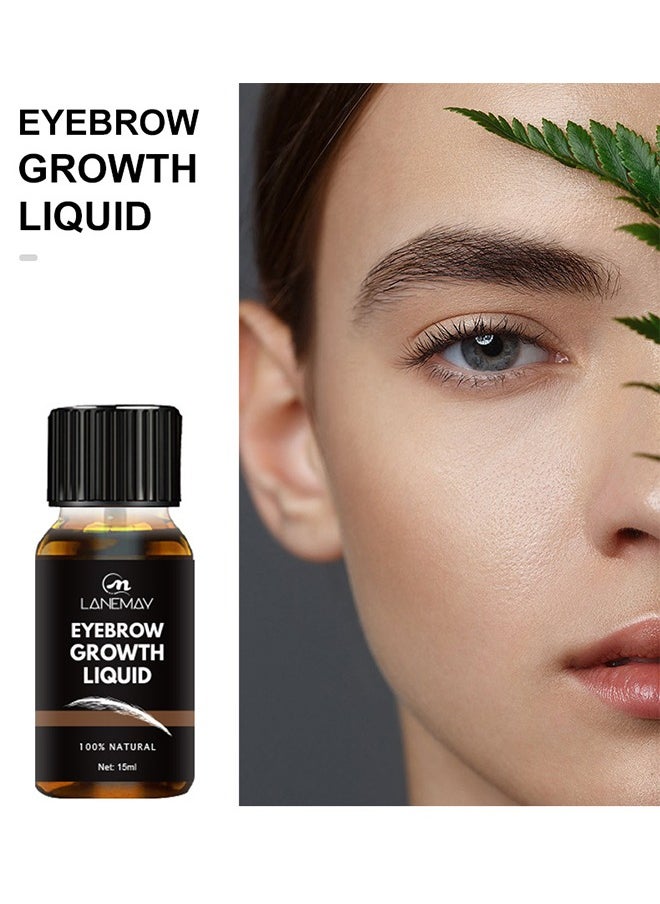LANEMAY - Eyebrow Growth Liquid-Thick Curly and Slender Eyebrow Care Solution , Eyebrow Growth Solution, Natural Growth 15ml - Image 1