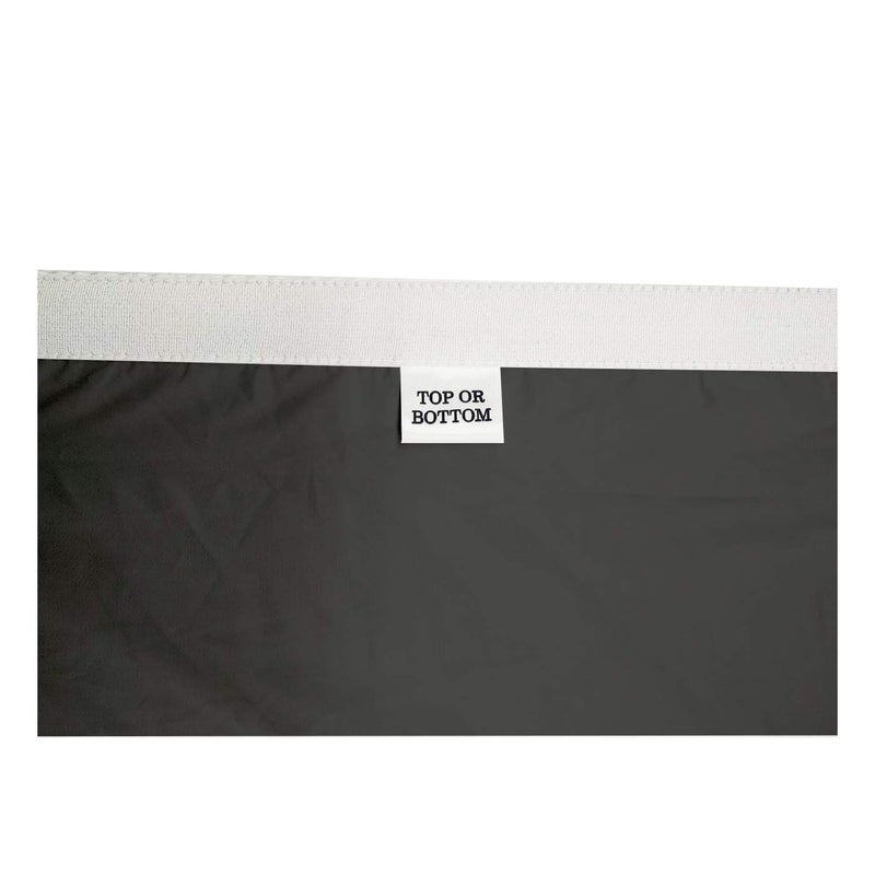MyGiza Sheets Top Split King Sheets Sets for Adjustable Bed-Sheets for Sleep Number Beds  Split Top King-King 34"" Top Split King Sheets -4 Pcs Set Split Top King Sheets 100% Giza Cotton Upto15-18"" Deep (Dark Grey)  - Image 5