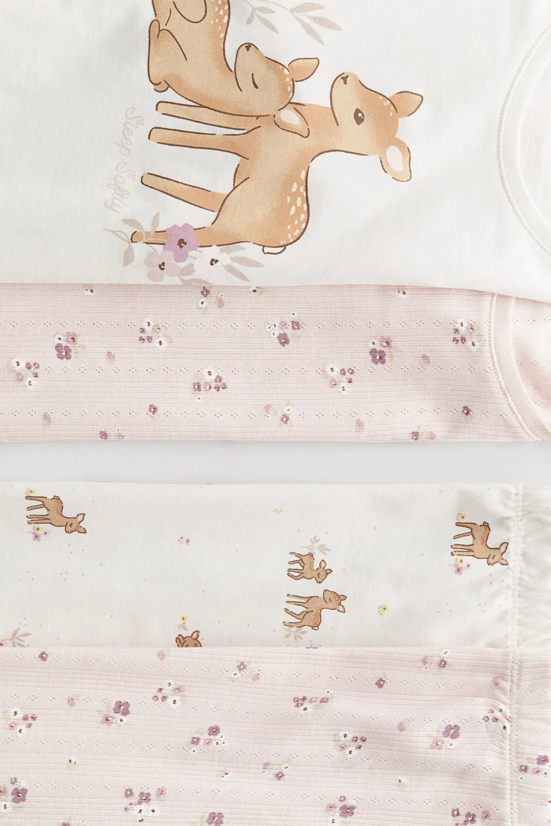 H&M 2-pack printed cotton pyjamas