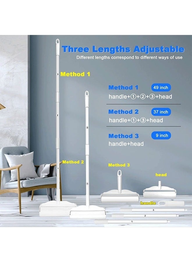 Arabest Carpet Cleaning Lint Roller 1 Set 24cm Width,with 2 Rolls 120 Sheets , Removes Hair, Bed's Hair, Carpet Cleaning, Dust on Floor, and Clothes, with Removable Paper - Image 2