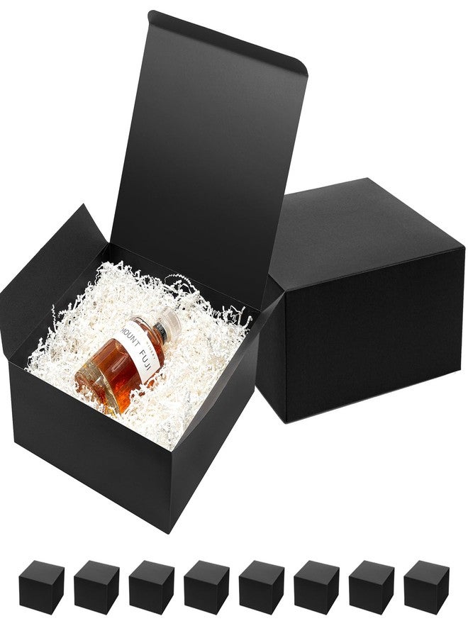 Mefleet 12x12x5 Inches Large Black Gift Boxes with Lids 10 Pack Bridesmaid Proposal Extra Deep Gift Box for Presents, Wedding, Graduation, Holiday, Christmas, Birthday Craft Presents Wrapping - Image 1