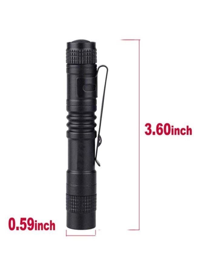 NIBEMINENT Super Small Mini LED Flashlight Black 3.6 x 0.59inch  - Image 4