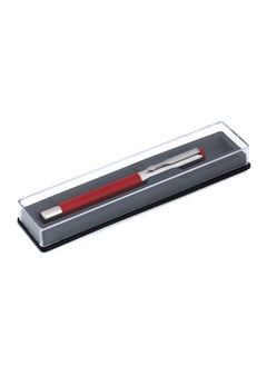 PARKER Vector Metallix Fountain Pen (Fine Nib) | Red Body Color With Quink Ink Bottle | Gifts For Employees | Ideal For Corporate Use  - Image 5