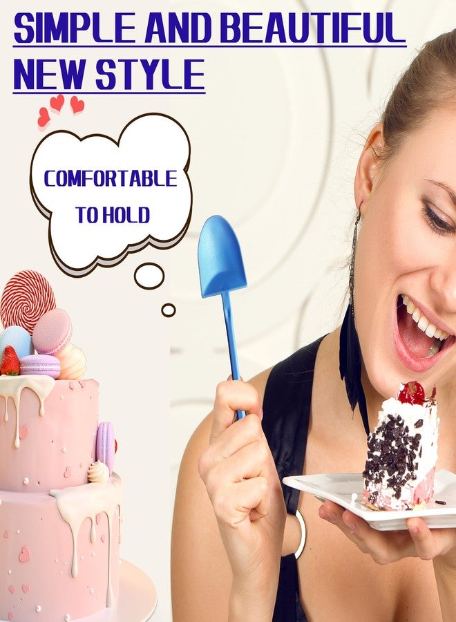 OaaXbbECco Novelty Mini Shovel Shape Spoons Cute Disposable Plastic Dessert Spoons - Image 5