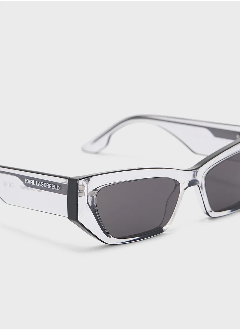 كارل لاغرفيلد Modified Rectangle Sunglasses