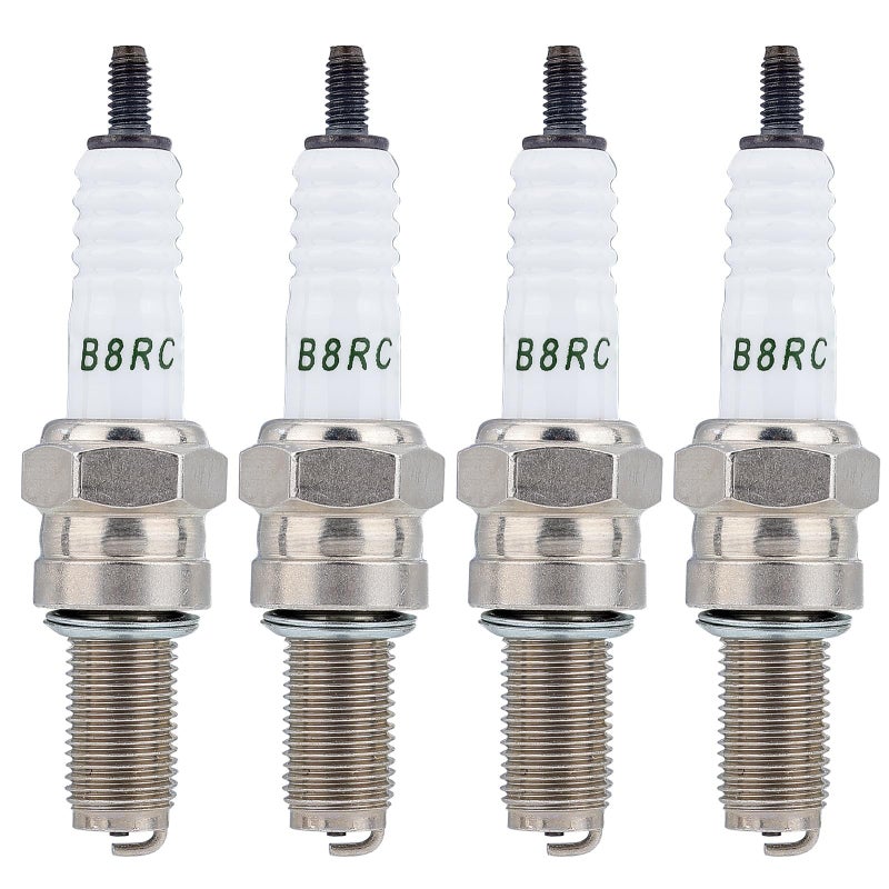 AloneGoer CR8E Resistor Sparkplug for NGK Yamaha YFZ450 YZ250F YZ450F 700 20062018 Torch B8RC Replace Kawasaki 920700019 HONDA 9805958816 4PACK - Image 3