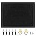 TORASO Cork Board Bulletin Board with Felt,,Wood Framed Display Bulletin Board for Walls with Pins, Eye Bolts, gaskets, - Image 2