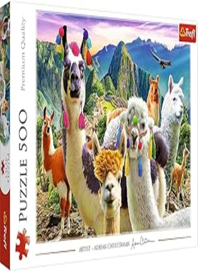 Trefl Trefl 500-Llamas in the mountains 