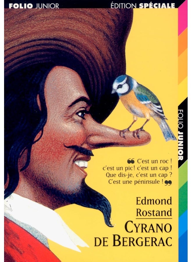 Folio Junior CYRANO DE BERGERAC: COMEDIE HEROIQUE EN CINQ ACTES EN VERS