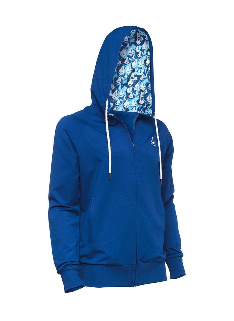 Anemoss - Sailboat Patterned Men's Sweatshirt - Image 1