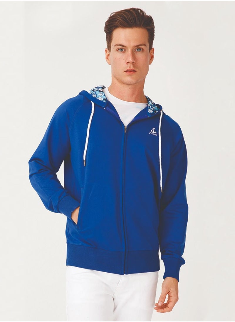 Anemoss - Sailboat Patterned Men's Sweatshirt - Image 1