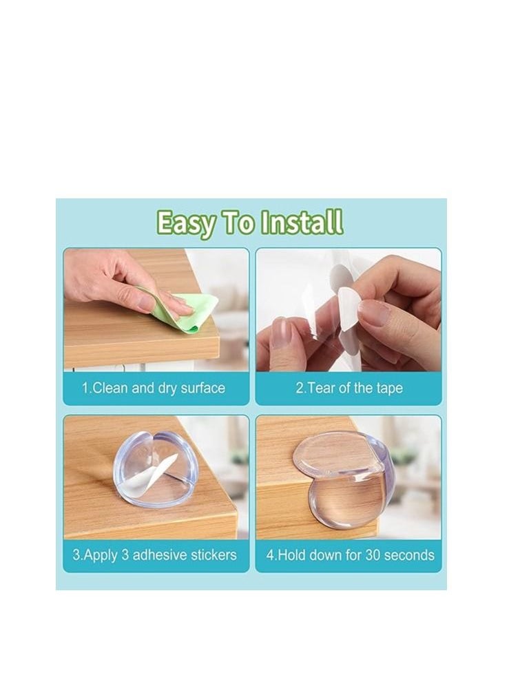 ORiTi - ORiTi Baby Proofing Corner Protector Baby: 12 Pack Table Protectors for Furniture Guards| Proof Corners and Edges Protector, & Bumper to Cover Sharp - Image 1