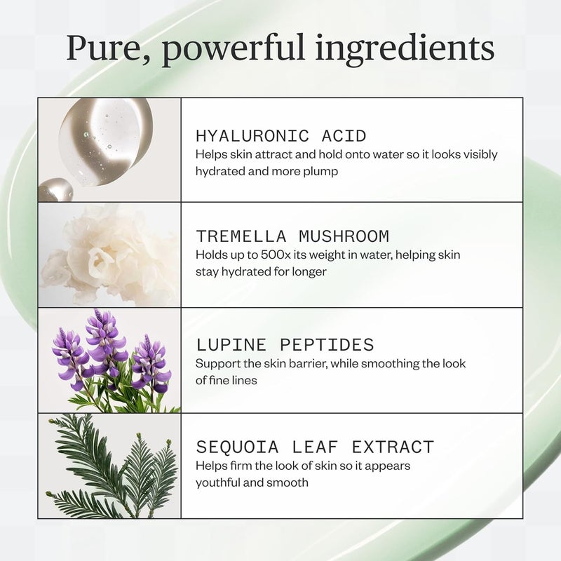 Ursa Major Forest Water Hyaluronic Serum Deeply Hydrating Natural Face Serum Boosts Firmness Plumps Skin Smooths Appearance of Fine Lines Vegan CrueltyFree NonToxic 10 ounce - Image 2