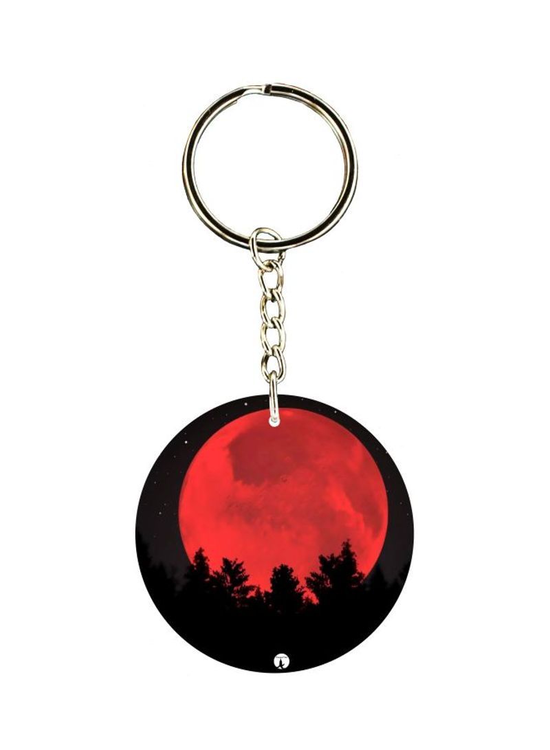 RKN Moon Printed Pocket Keychain