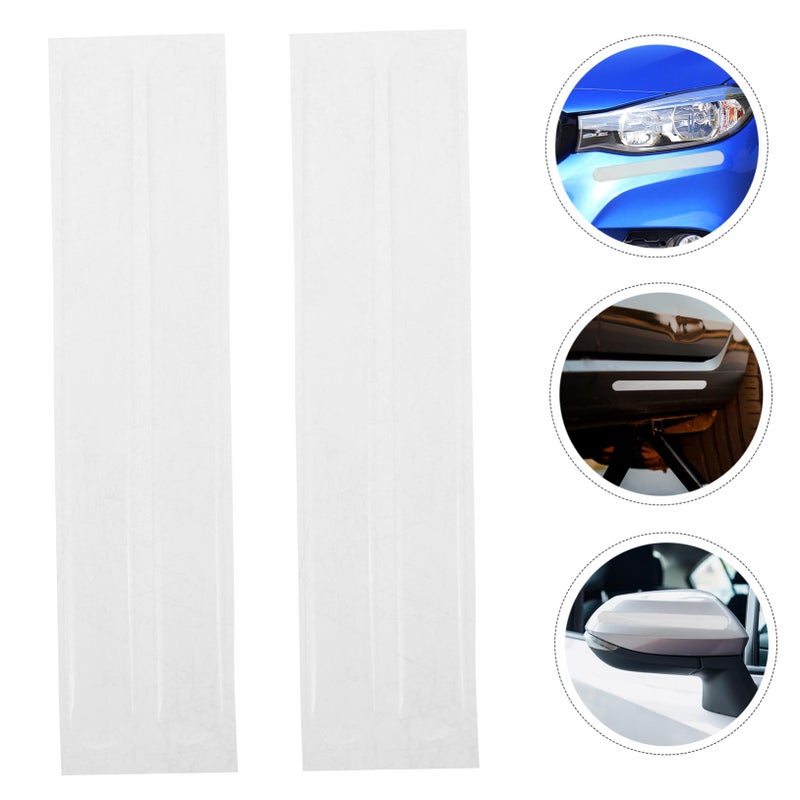 2Pcs Transparent Car Door Edge Guards Anti Collision Strips Easy Install Scratch Resistant - Image 4