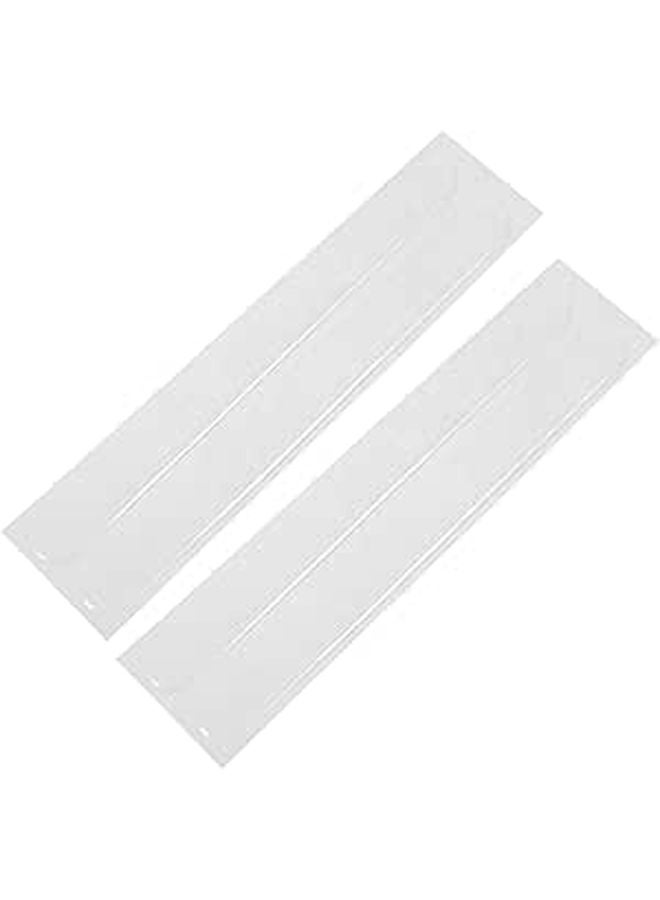 2Pcs Transparent Car Door Edge Guards Anti Collision Strips Easy Install Scratch Resistant - Image 1