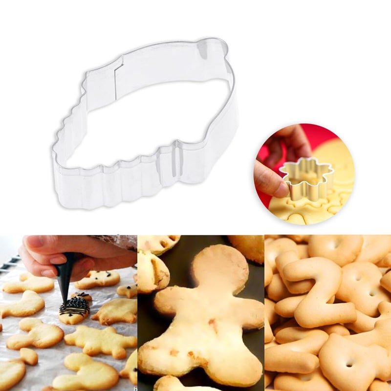 Stainless Steel Corn Shape Cookie Cutter Non Stick Biscuit Mold Vegetable Fruit Cutter - Image 3