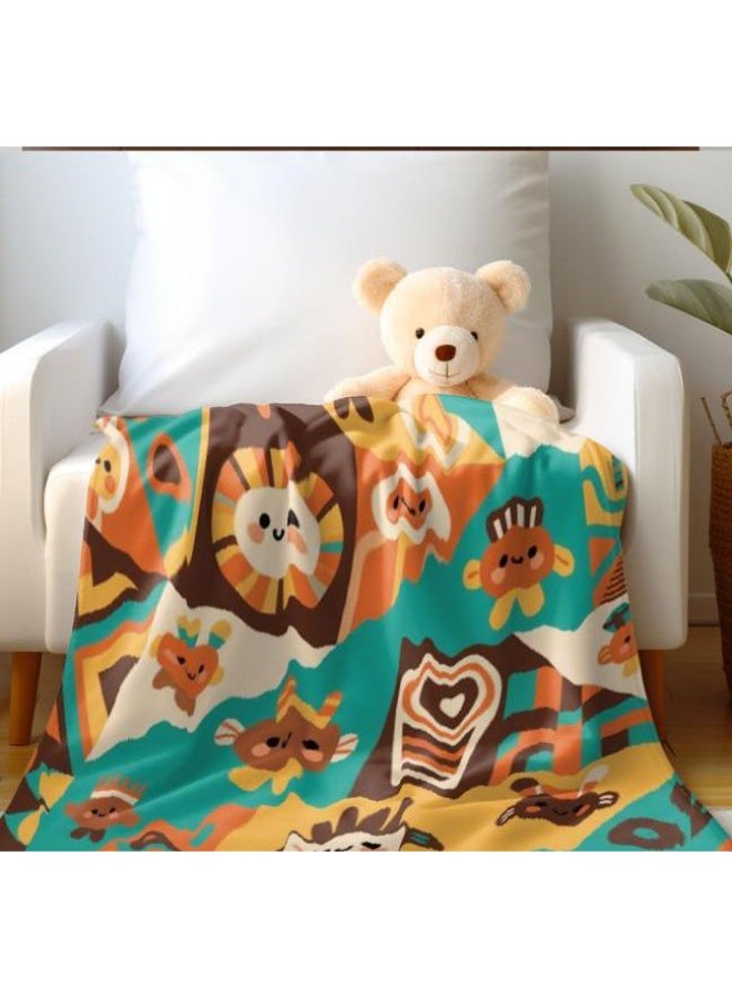 عام بطانية رقيقة من الفانيلا (حرارة ومريحة، ومناسبة للنوم واستخدام اللعبة والغبار والرمل) 150 سم * 200 سم - 1188 - Image 1