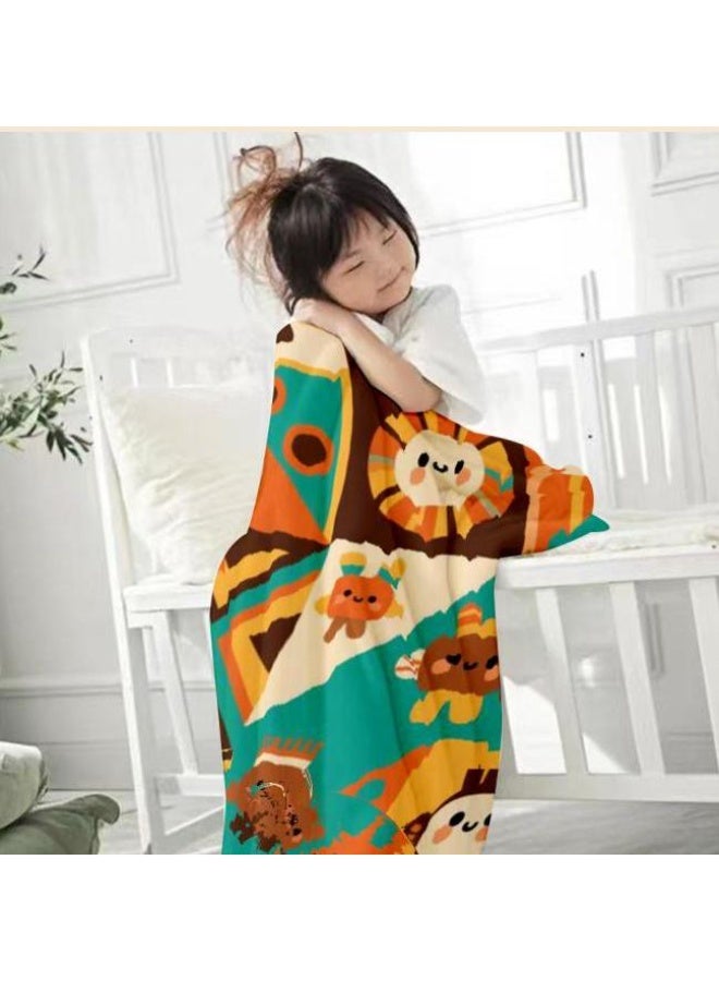 عام بطانية رقيقة من الفانيلا (حرارة ومريحة، ومناسبة للنوم واستخدام اللعبة والغبار والرمل) 150 سم * 200 سم - 1188 - Image 3