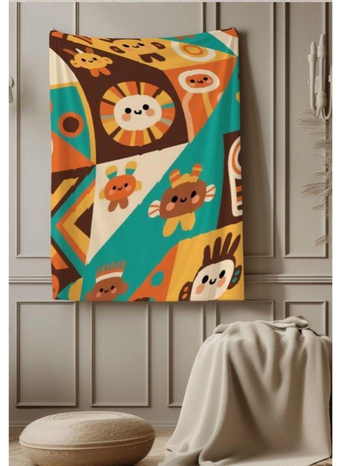 عام بطانية رقيقة من الفانيلا (حرارة ومريحة، ومناسبة للنوم واستخدام اللعبة والغبار والرمل) 150 سم * 200 سم - 1188 - Image 4