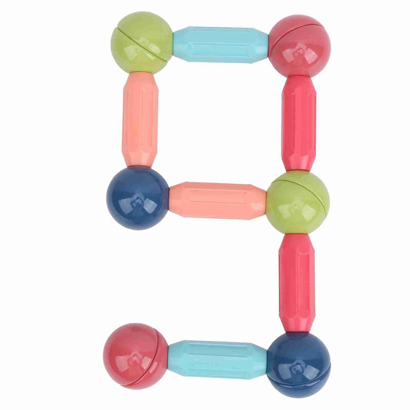 Magnetic Stick DIY Toys Children Magnetic Rod Building Blocks Set Educational Assembling Toy42pcs - Image 5