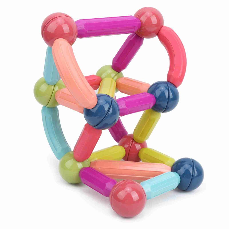 Magnetic Stick DIY Toys Children Magnetic Rod Building Blocks Set Educational Assembling Toy42pcs - Image 1
