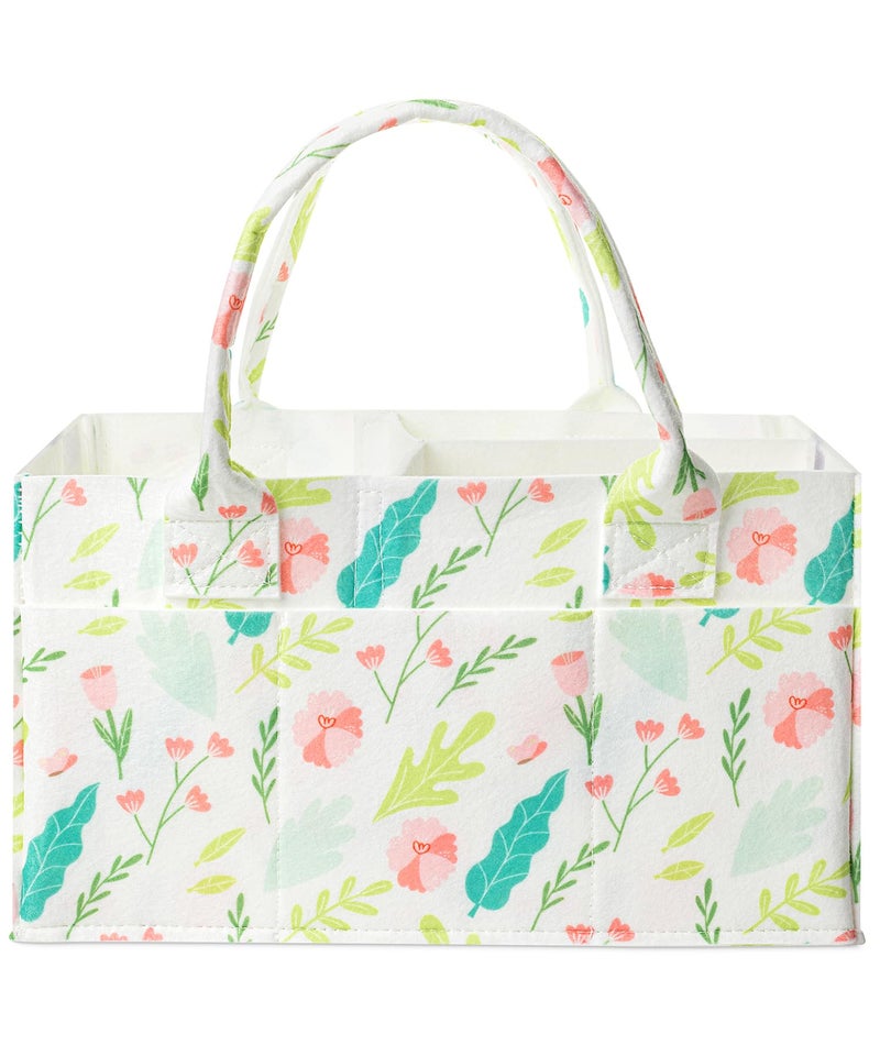 Mr. Pen Mr Pen Baby Diaper Caddy Organizer Blooming Palette Nursery Storage Bin and Car Organizer for Diapers and Baby Wipes - Image 2