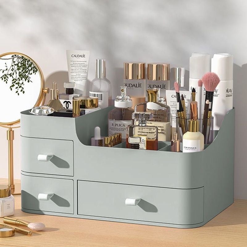 Drawer Type Cosmetic Storage Box Large Finishing Skin Care Desktop Dressing Table Plastic Lipstick Storage Rack Finishing Box - Image 4