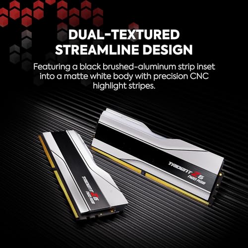 G.SKILL Trident Z5 Neo RGB Series DDR5 RAM (AMD Expo) 96GB (2x48GB) 6000MT/s CL28-36-36-96 1.35V Desktop Computer Memory U-DIMM - Matte White (F5-6000J2836F48GX2-TZ5NRW) - Image 4