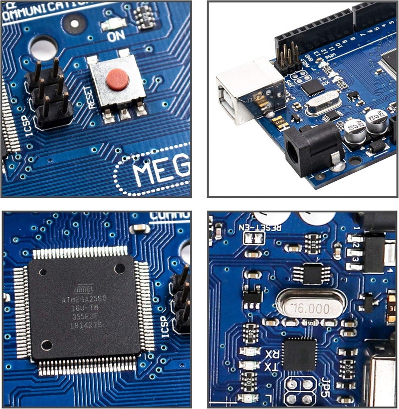 لافين لوحة LAFVIN Mega 2560 R3 ATmega2560-16AU مع كابل USB متوافقة مع Arduino IDE - Image 5
