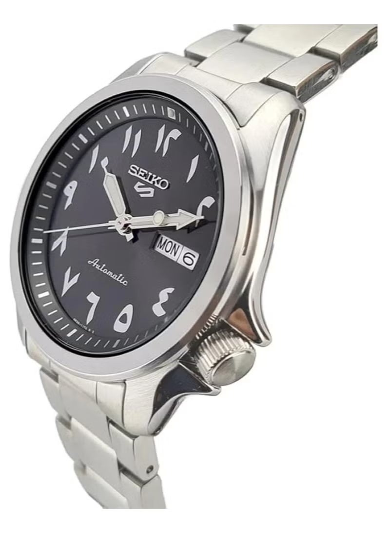 سيكو ساعة سيكو 5 سبورتس أوتوماتيكية بمينا رمادية عربية للرجال SRPH47K1 - Image 2