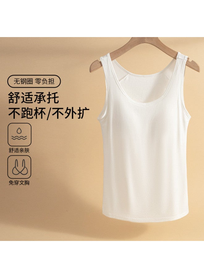 Goso Skin-Friendly And Breathable Round Neck Comfortable Base Layer Camisole, For Women, Suitable For Both Inner Wear And Outerwear, Slimming Top - Image 2