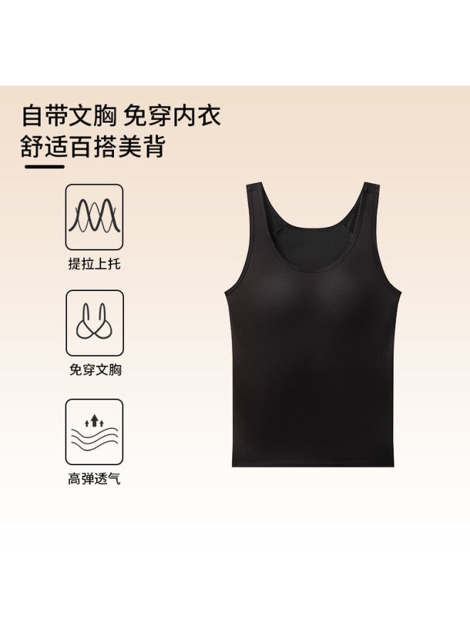 Goso Skin-Friendly And Breathable Round Neck Comfortable Base Layer Camisole, For Women, Suitable For Both Inner Wear And Outerwear, Slimming Top - Image 4