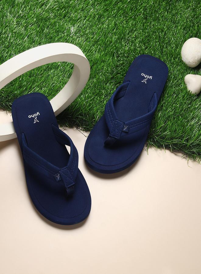 YOHO Navy Blue Bubbles Orthopedic Slippers - Image 4