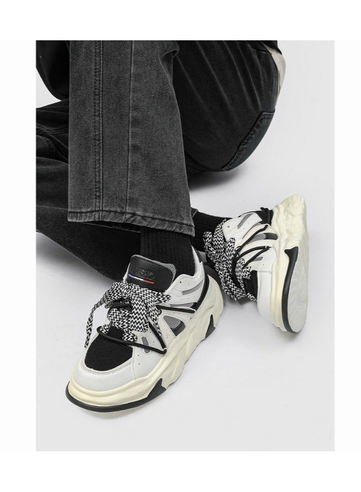 KUYING New Thick Sole Elevated Board Shoes  - Image 3