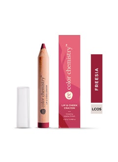 Color Chemistry Color Chemistry Freesia Lip And Cheek Crayon - 2.49 g, Vegan, Ultra-Matte, Non-Drying, Pigmented And Long-Stay Lipstick, Multi-Use Lip Crayon  - Image 1