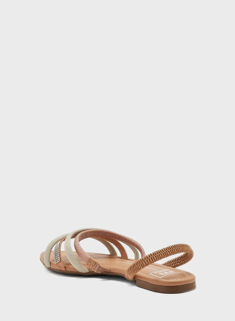 MOLECA Carolina Multi Strap Flat Sandals