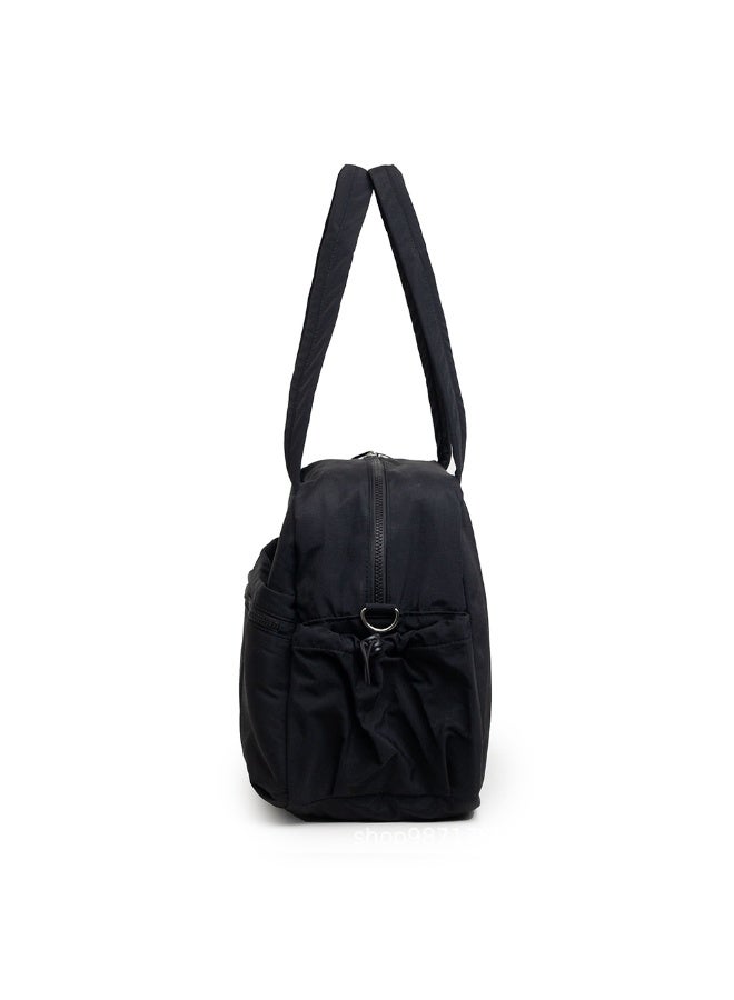 Women Ultra-Lightweight Gym Bag With Wet Pocket Large Capacity Solid Soft Carry Out Travel Duffle Bag Fashionable Waterproof Sport Tote Bag Shoulder Bag For Girls - Image 3