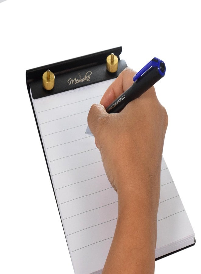 Infomate Memoko Premium Notepads for Professionals, Personal use and Gifting purposes, Ruled (Black Lines) - Image 1