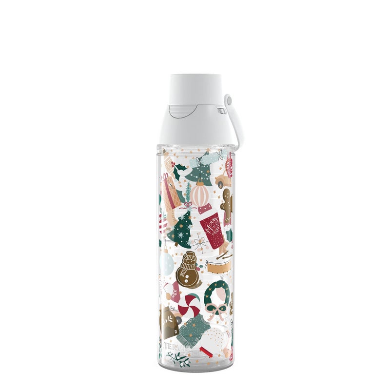 Tervis Venture Lite Christmas Holiday Yule Icons Made in USA Double Walled Insulated Tumbler Travel Cup Keeps Drinks Cold Hot 24oz Water Bottle Classic - Image 2